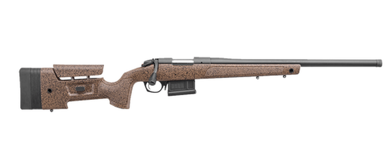Bergara B-14 HMR .22-250 Rem, 24″ Threaded Barrel, Molded Mini-Chassis Stock, Left Handed, 5rd