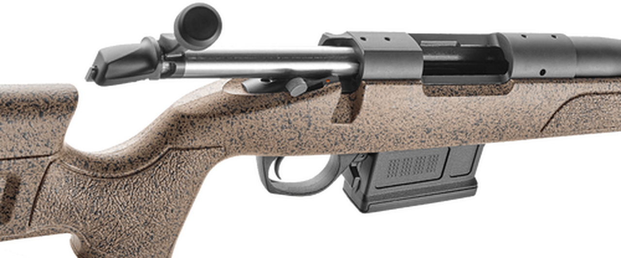 Bergara B-14 HMR .22-250 Rem, 24″ Threaded Barrel, Molded Mini-Chassis Stock, Left Handed, 5rd
