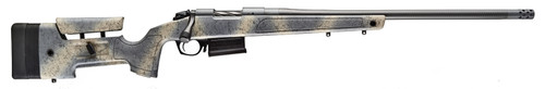 Bergara B-14 HMR 7mm PRC, 22″ Barrel, Black, Woodland Camo, Mini-Chasis Stock, 5rd