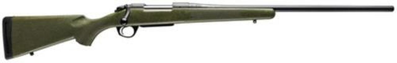 Bergara B-14 Hunter 300 Win Mag 24″ Barrel Matte Blue Finish Detachable Box Magazine Synthetic Stock Green With Tan/Black Flecks 3rd