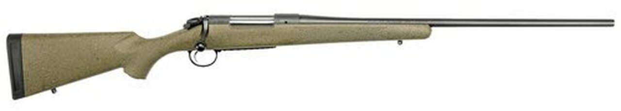 Bergara B-14 Hunter 7mm-08 Rem 22″ Barrel, Synthetic Green Stock Blued, 4rd