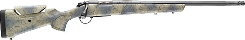 Bergara B-14 Sierra 270 Winchester, 22″ Threaded Barrel, Wilderness Camo w/ Black Webbing, Gray Rec, 4rd