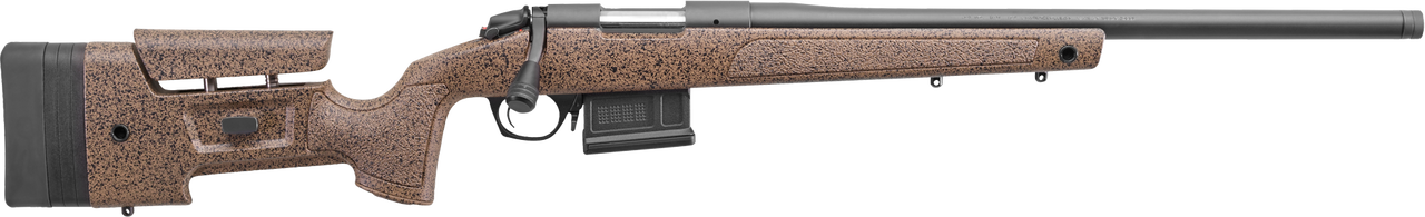 Bergara B14 6.5 PRC, Hunting and Match Wilderness Rifle, 24″ Steel Barrel, Gray Cerakote, Molded Mini-Chassis Synthetic Stock with Omni Muzzlebrake, 1 Mag, 5Rd