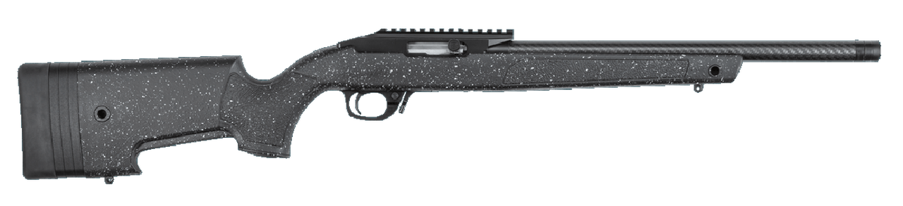 Bergara BXR 22 LR, 16.5″ Barrel, Black Cerakote, Gray, 10rd