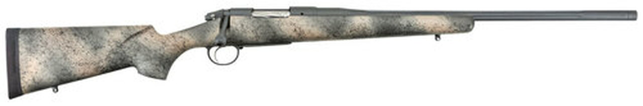 Bergara Premier Highlander 300 PRC 24″ Threaded Barrel Fiberglass Camo Stock