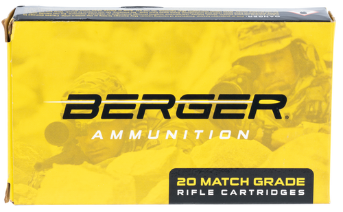 Berger Bullets 6.5 Creedmoor, 130gr, Hybrid Open Tip Match, 20Bx/10Cs