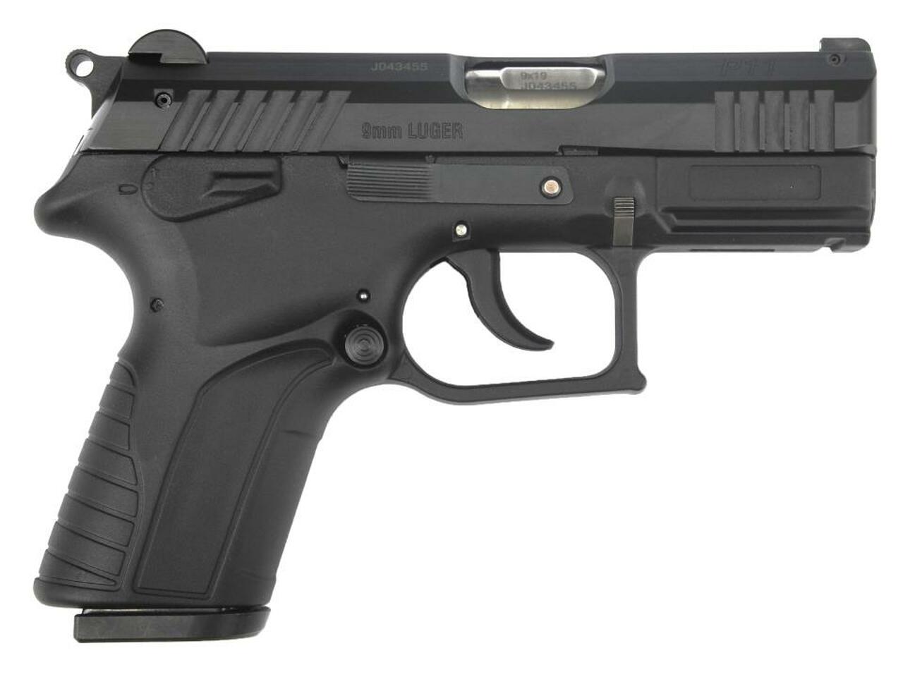 Bersa S/D 9mm 3.4″ Barrel, Black Polymer Grip Black Pistol Stainless barrel, 12rd