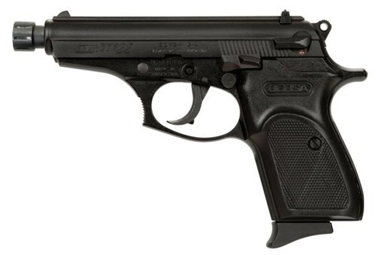 Bersa Thunder 22LR, 4.3″ Barrel, Black, 10rd