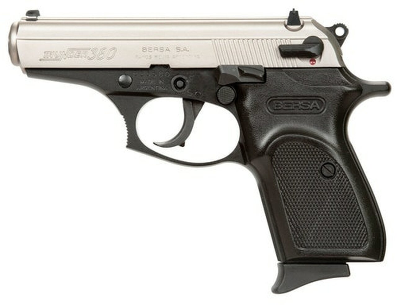 Bersa Thunder .380 ACP, 3.5″ Barrel, 7rd, Duo-Tone, SS Slide, Polymer Grips