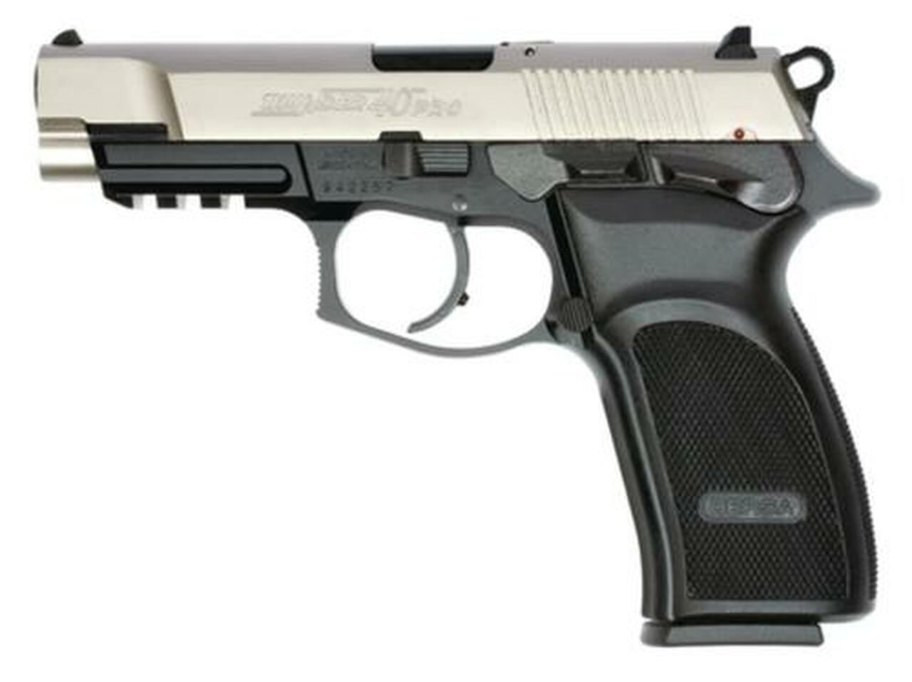 Bersa Thunder Pro High Capacity .40 SW 4.3″ Barrel Duotone Finish Black Polymer Grips 13 Round Mag