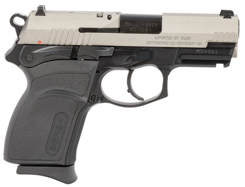 Bersa TPR Compact 45 ACP, 3.5″ Barrel, Black, Nickel Slide, 7rd