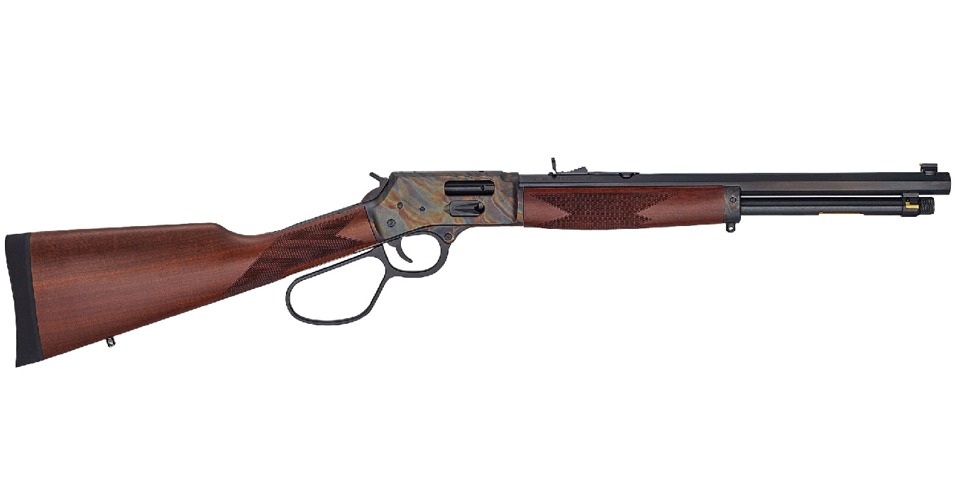 Big Boy 45 Colt Color Case Hardened Lever-Action Side Gate Carbine with Large Loop