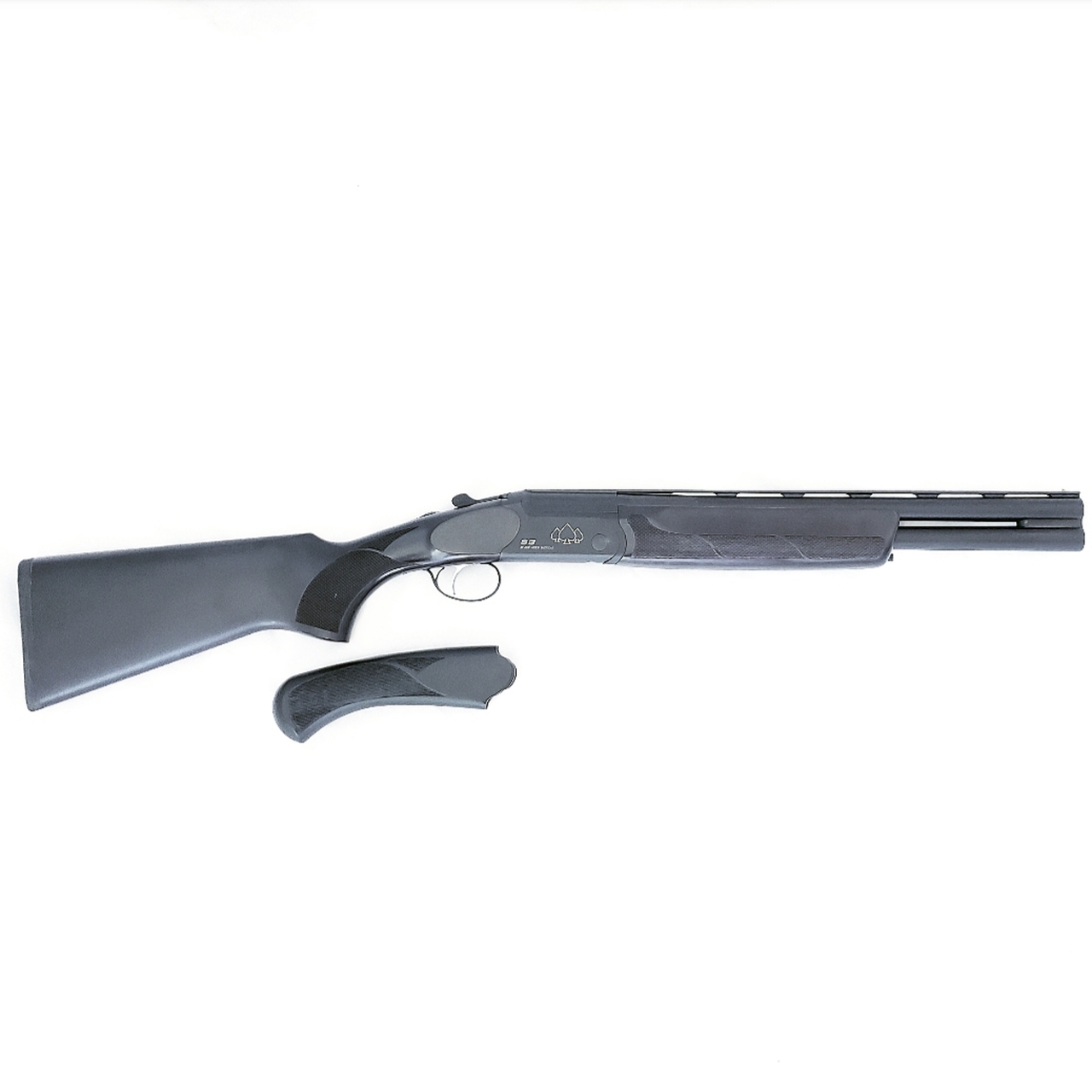 Black Aces Tactical O/U, 12 Gauge, 18.5″ Barrel, Full Size and Short Stock,Black Receiver, Walnut Chokes