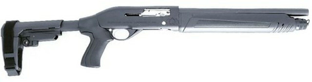 Black Aces Tactical Pro Series S Semi-Auto 12 Ga, 14″ Barrel, SBA3 Brace, Black, 4rd