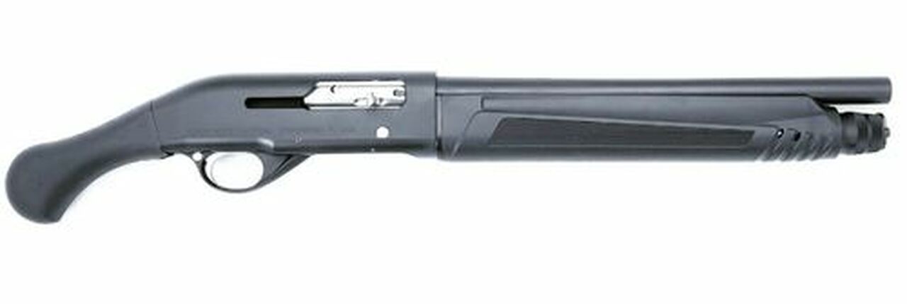 Black Aces Tactical Pro Series S Semi-Auto 12 Ga, 14″ Barrel, Shockwave Stock, Black, 4rd
