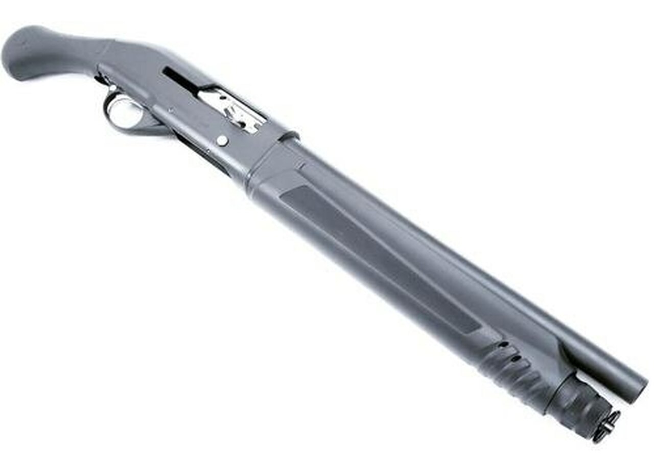 Black Aces Tactical Pro Series S Semi-Auto 12 Ga, 14″ Barrel, Shockwave Stock, Black, 4rd