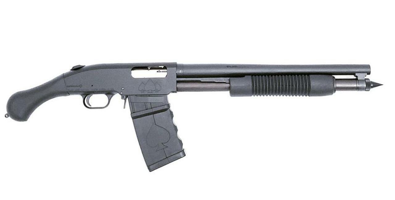 Black Aces Tactical Shockwave, Mag Fed 12g, 15″, Magazine Tube Spike, 5rd Detachable Mag