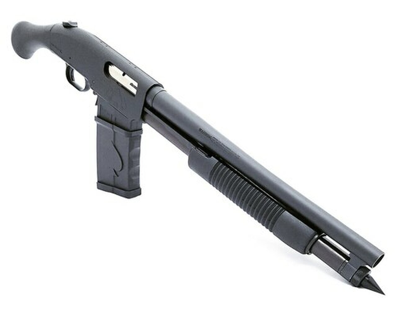 Black Aces Tactical Shockwave, Mag Fed 12g, 15″, Magazine Tube Spike, 5rd Detachable Mag