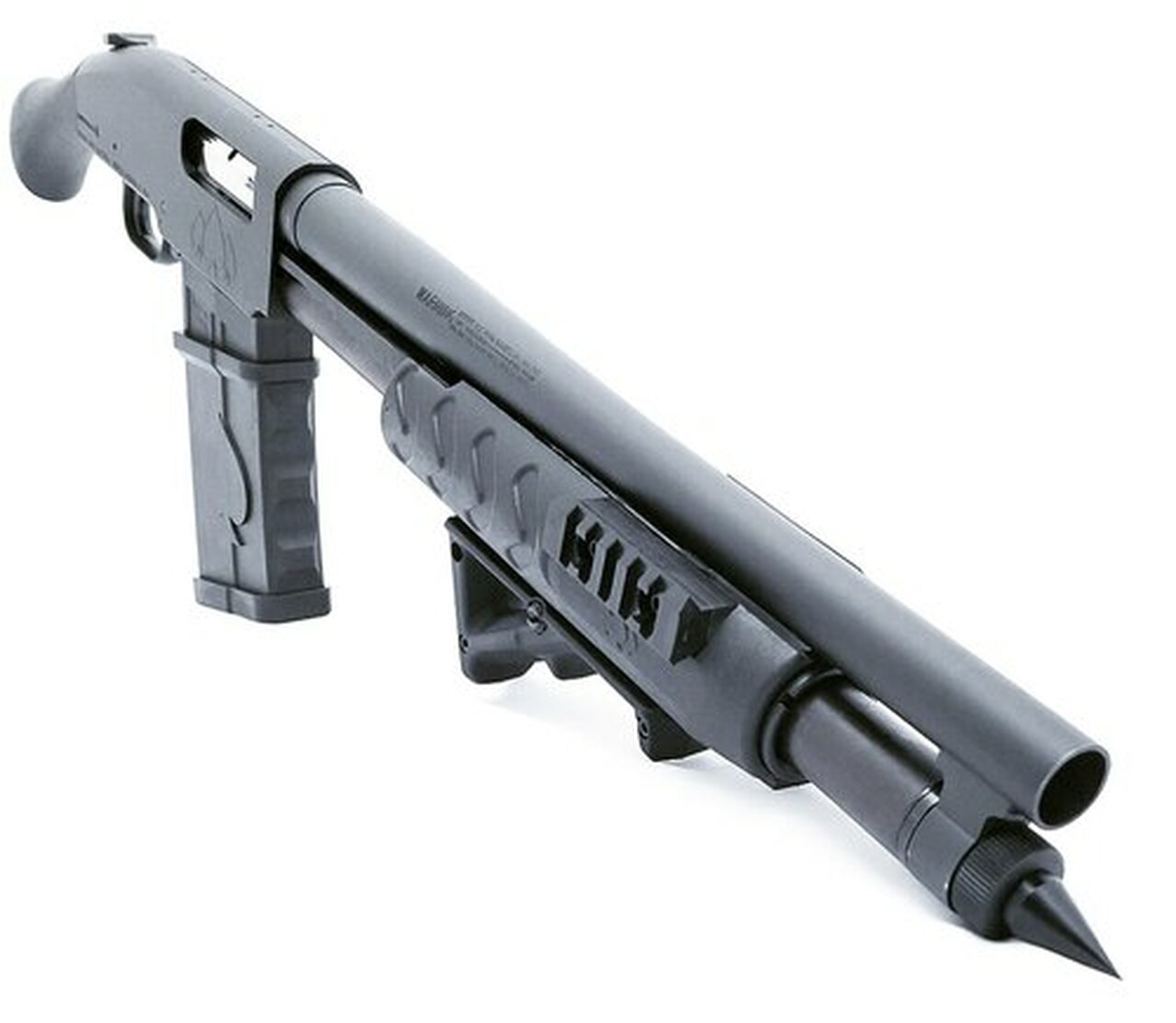 Black Aces Tactical Shockwave, Mag Fed 12g, 15″, Tri-Rail Forend, Mag Tube Spike, 5rd Detachable Mag