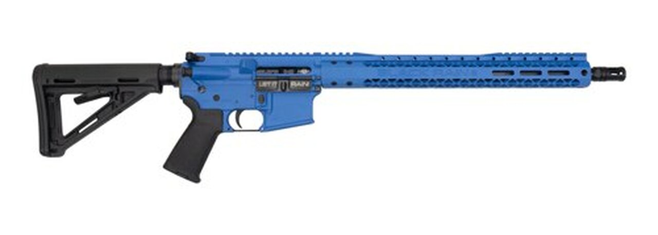 Black Rain AR-15 Special, 5.56/.223, 16″ Barrel, XL Handguard. NRA Blue. 30rd Mag