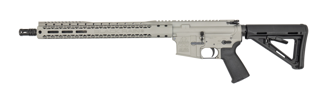 Black Rain AR-15 Special 5.56/223 16″ Barrel XL Handguard Smiths Grey Finish 30rd Mag
