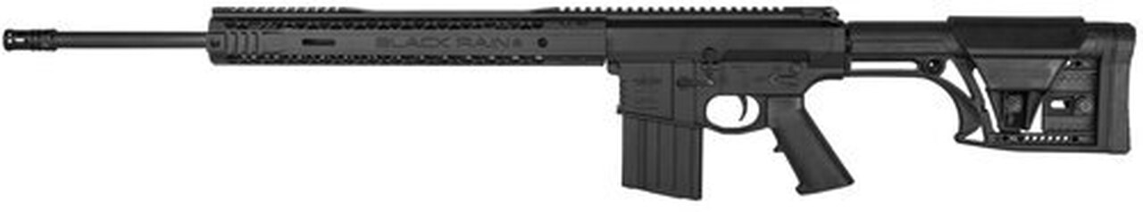 Black Rain Fallout10 6.5 Creedmoor, 22″ Barrel, Luth-AR MBA-1 Black Stock, Hardcoat Anodized/Nitride, 10rd