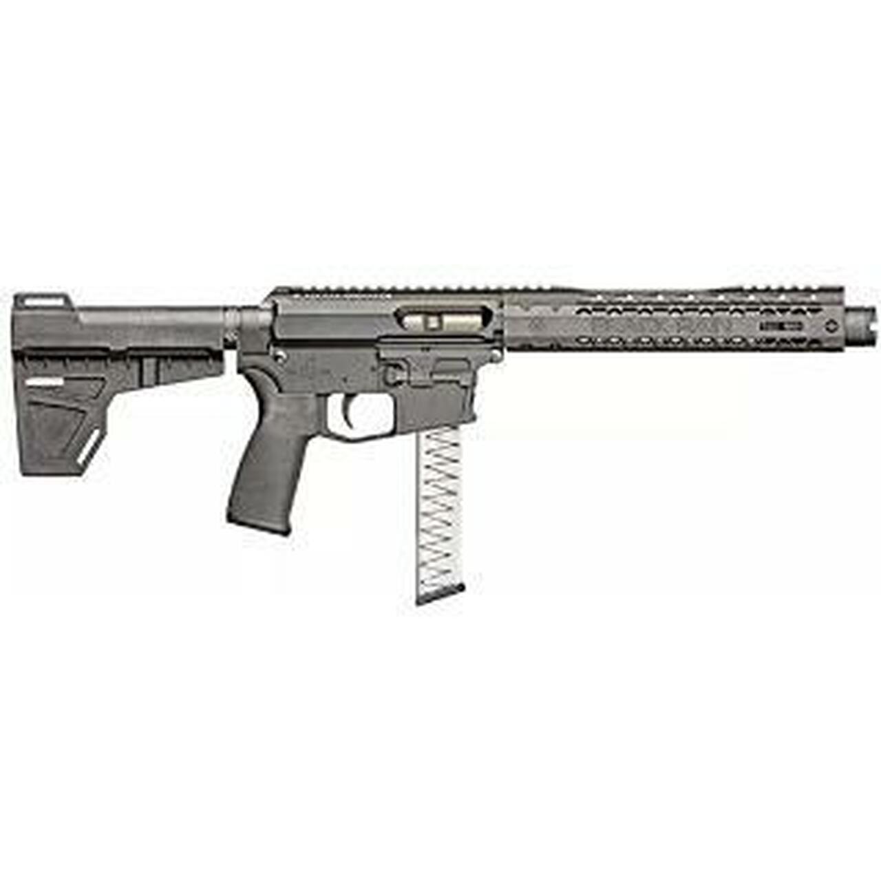 Black Rain ION 9 AR-15 Pistol, 9mm, 8.75″ Barrel, KAK Shockwave Blade Brace, Glock Magazine