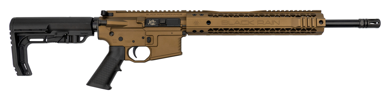 Black Rain Ordnance AR-15 .223/5.56, 16″ Barrel, 12″ Rail, Burnt Bronze, 30rd
