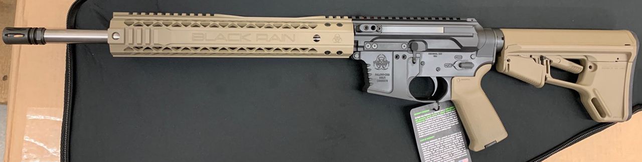 Black Rain Ordnance Fallout CQB Side-Charging 9mm, 16″ Barrel, Hybrid Rail, FDE