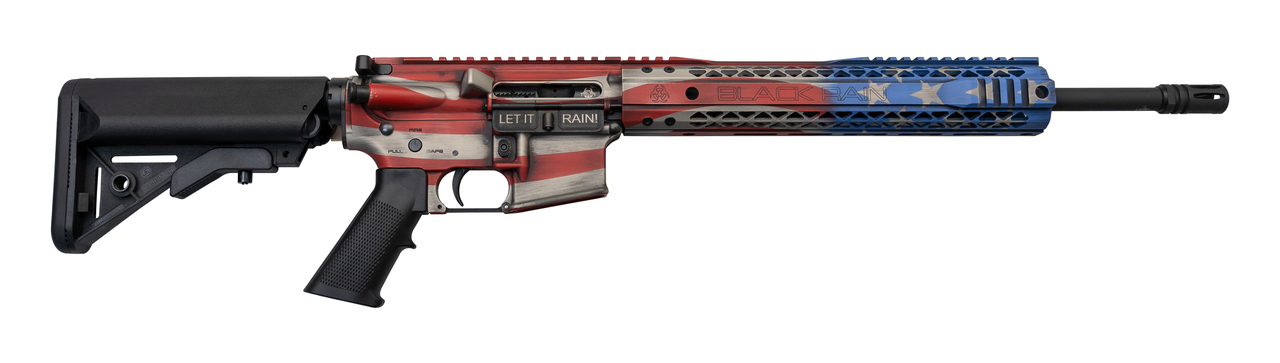 Black Rain Ordnance Spec15 5.56/.223, 16″ Barrel, American Flag, 30rd
