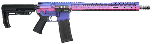 Black Rain Ordnance Spec15 Miami Nights 223 Remington/5.56x45mm, 16″ Barrel, Miami Cerakote, 30rd