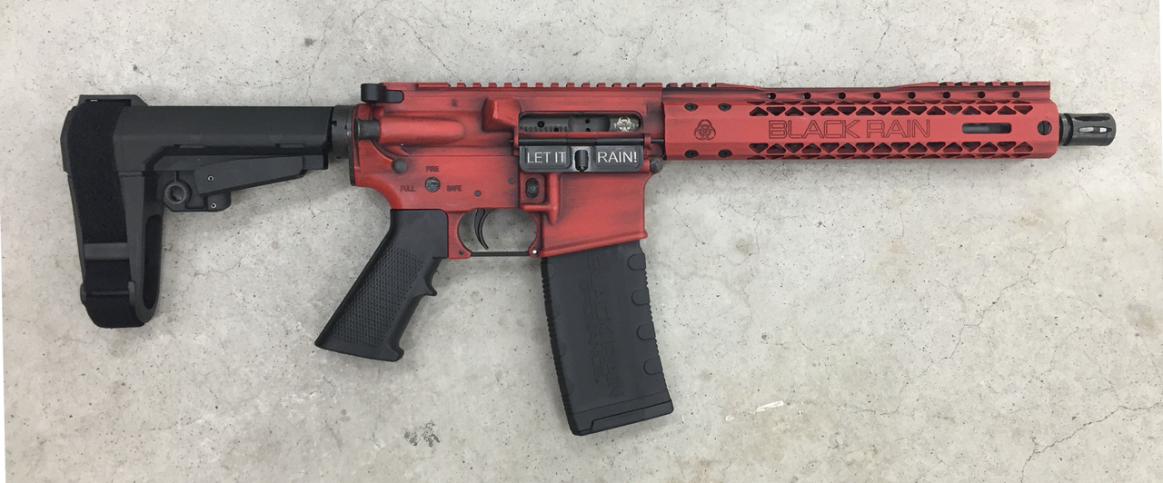 Black Rain Spec 15 Pistol, 5.56/223, 10.5″ Barrel, SBA3 Pistol Brace, 30rd