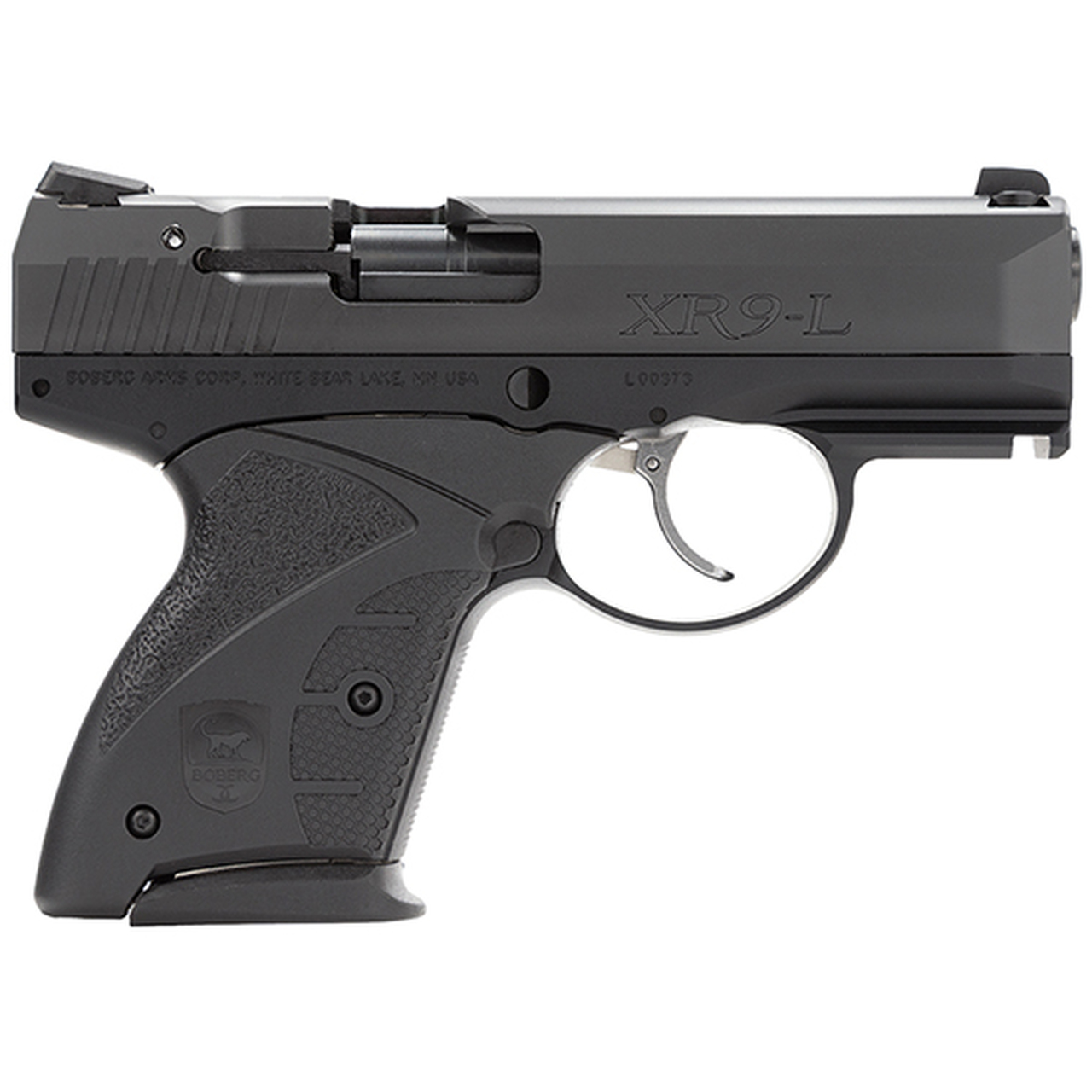 Boberg XR9-L Long Onyx DAO 9mm 4.2″ Barrel Black Zytel Grip 7 Rd Mag