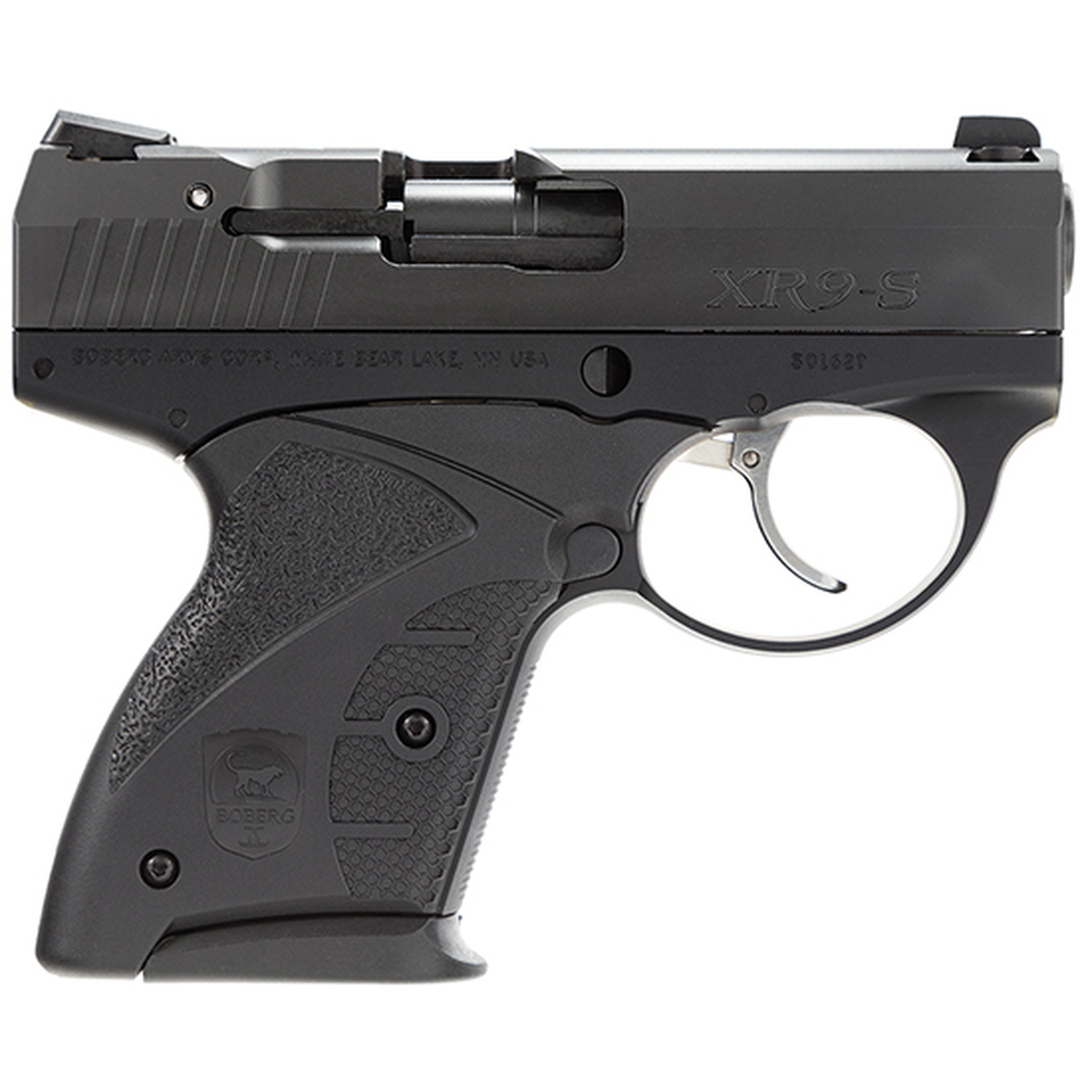 Boberg XR9-S Shorty Onyx DAO 9mm, 3.35″ Barrel, Black Zytel Grip, Black, 7rdrd