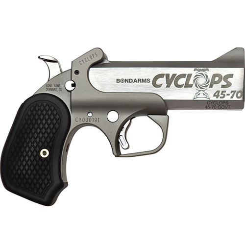 Bond Arms Cyclops 45-70 Gov, 4.25″ Barrel, Stainless Steel, 1rd