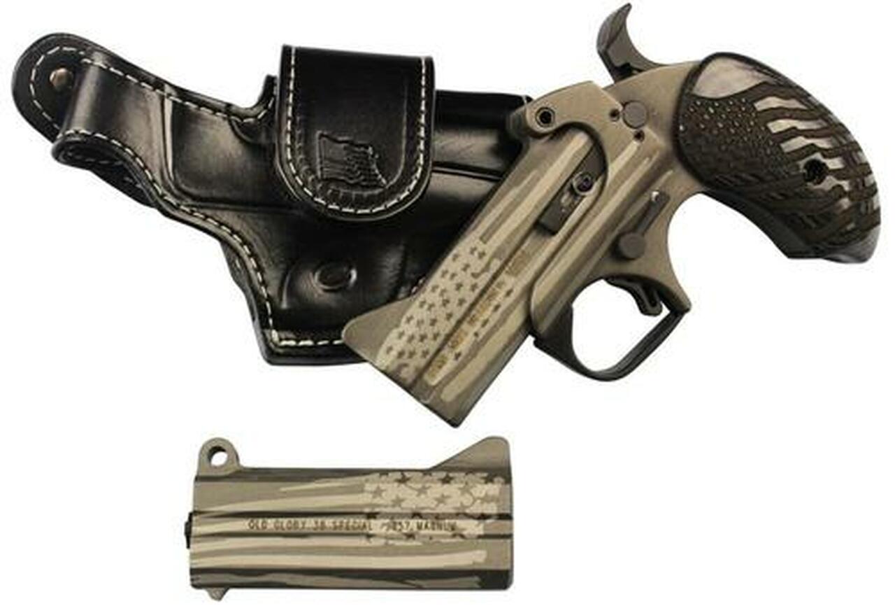 Bond Arms Old Glory Package 2, 3.5″ 45/410, 357/38 American Flag Pattern