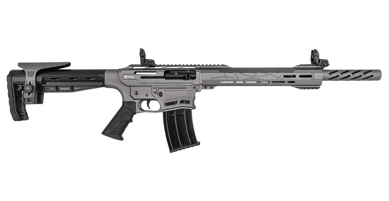 Boss-25 12 Gauge AR-Style Semi-Automatic Shotgun w/ Tactical Gray Cerakote Finis