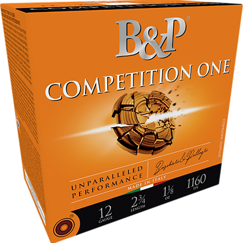 B&P Competition One 12 Ga, 2.75″, 7/8 oz, 8 Shot, 25rd Box
