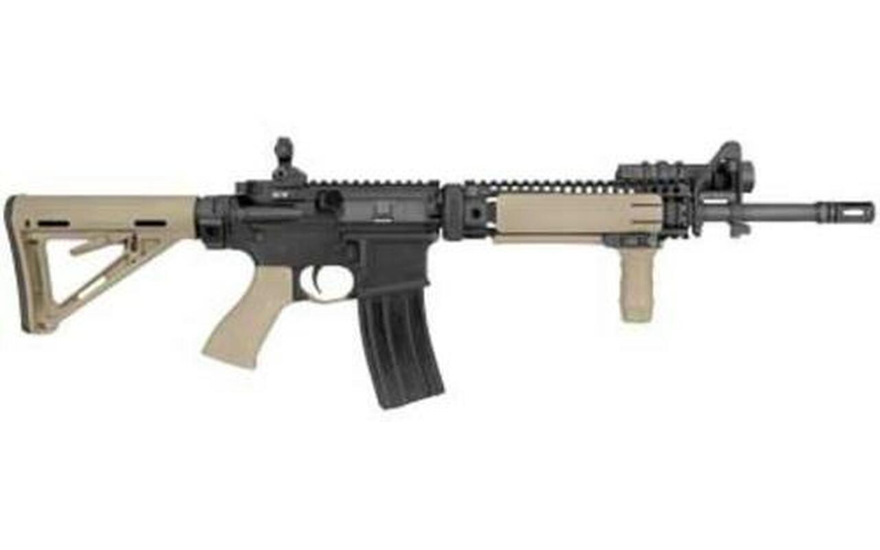 Bravo Co E.A.G. Tactical 223/5.56 14.5″ Barrel Desert Tan Surefire G2 LED Flashlight, VTAC Sling 30 Rd Mag