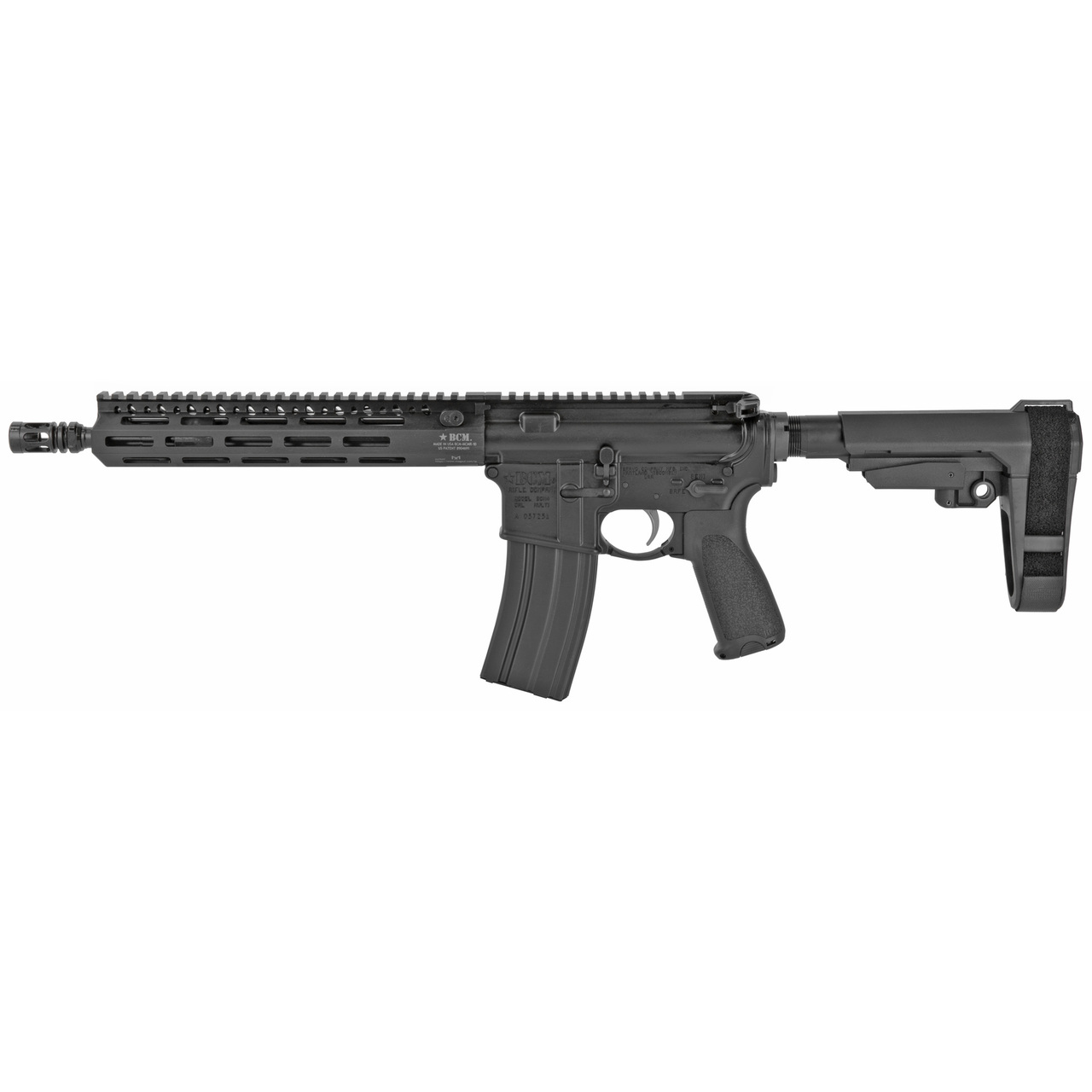 Bravo Company Recce 11 MCMR AR-15 Pistol 5.56/223, 11.5″ ELW Barrel, M-Lok Rail, SBA3 Brace, 30rd Mag
