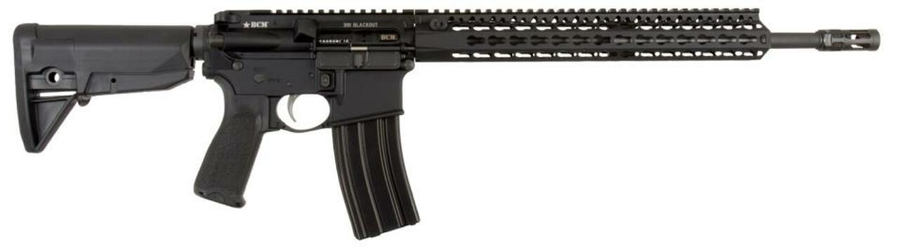 Bravo Company RECCE-16, .300 Blackout, 16″, 6-Position Stock, Black