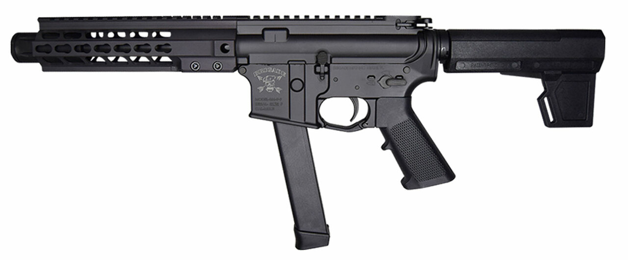 Brigade BM-9 9mm, 9″ Barrel, Black Graphite and Cerakote, Pistol Brace, 33rd
