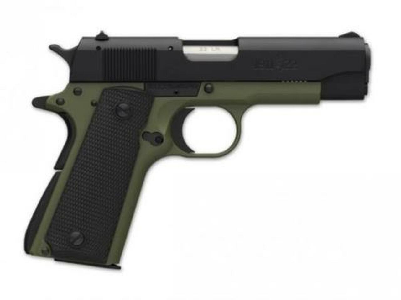 Browning 1911-22 A1- OD S 22LR 4.3″ Barrel OD Green 10 Rd Mag