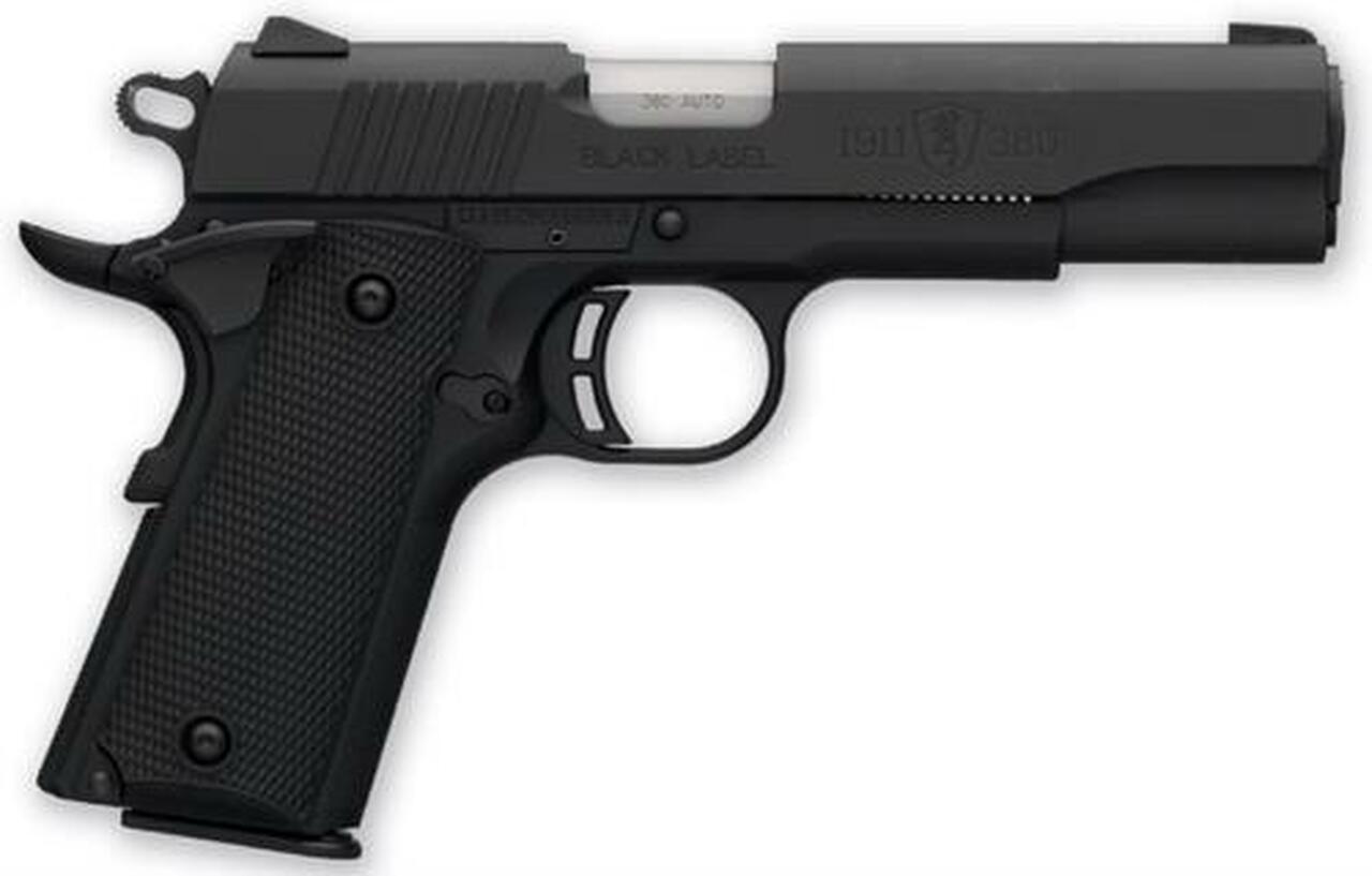 Browning 1911-380 Black Label Compact, .380 ACP, 3-5/8″, 8rd
