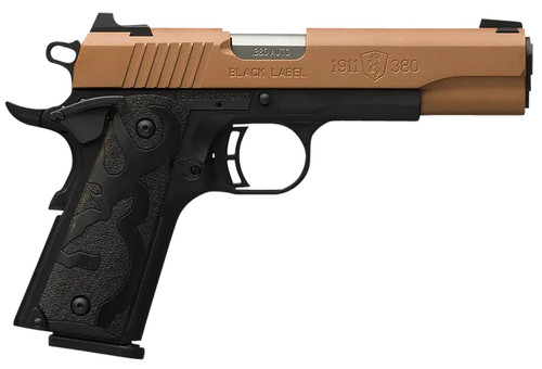 Browning 1911 Black Label 380 ACP, 3.25″ Barrel, Copper Cerakote, 10rd