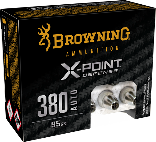 Browning 380 ACP, 95gr, X-Point Defense, 20rd Box