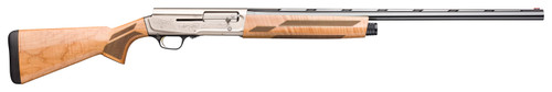Browning A5 Ultimate Maple 12 Ga, 3″ Chamber 28″ Barrel, Silver Engraved Rec, Maple Stock, 4rd