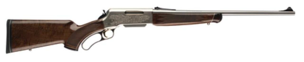 Browning BLR White Gold Medallion .270 Win Short Magnum 22″ Polished Stainless Steel Barrel Adjustable Sights Grade IV/V Walnut Stock with Gloss Finish