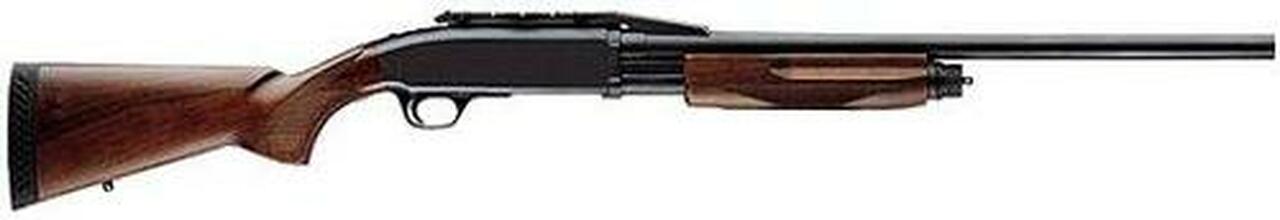 Browning BPS Pump 12GA 22″ 3″ Walnut, Satin Blued Finish