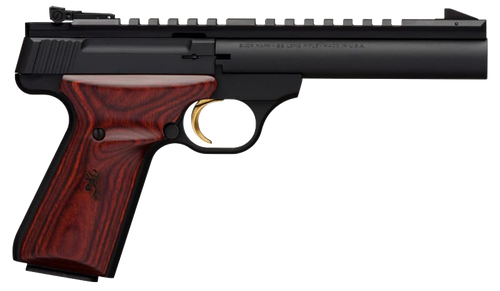 Browning Buck Mark 22 LR, 5.5″ Barrel, Black, Cocobolo Grip, 10rd